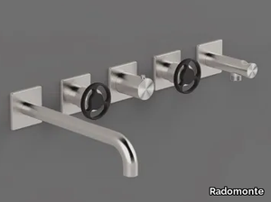 KÀTO - KAN52 - Wall-mounted thermostatic steel bathtub mixer _ Radomonte