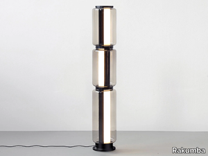 KYN - Glass and aluminium lantern / floor lamp _ Rakumba