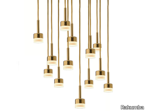 CITY LIGHTS - LED brass pendant lamp _ Rakumba