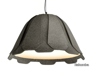 TULIP - LED recycled polyester acoustic pendant lamp _ Rakumba