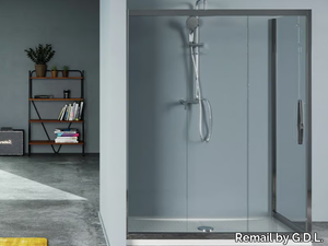 VENERE - Shower cabin with sliding door _ Remail by G.D.L.