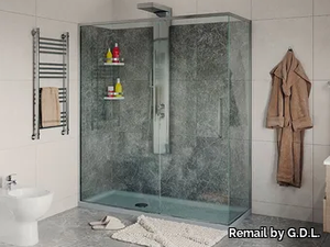 SOLUZIONE OCEANIA - Shower cabin with sliding door _ Remail by G.D.L.