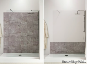 SATIN IRON - Porcelain stoneware wall tiles _ Remail by G.D.L.