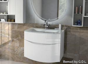 SIRIO - Wall-mounted vanity unit _ Remail by G.D.L.