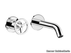 CHRONO - Single handle wall-mounted washbasin mixer _ Remer Rubinetterie