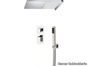 ABSOLUTE - Shower mixer with overhead shower _ Remer Rubinetterie