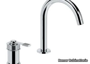 ATELIER - Single handle countertop bridge mixer _ Remer Rubinetterie