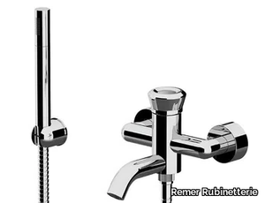 ELEMENT - External single handle bathtub mixer with hand shower _ Remer Rubinetterie