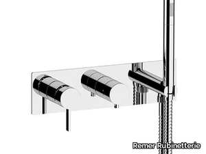 METRICA - Wall-mounted bathtub set with diverter _ Remer Rubinetterie