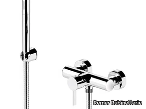 METRICA - Single handle external shower mixer with hand shower _ Remer Rubinetterie