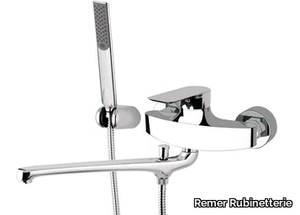 INFINITY - 2 hole bathtub mixer with hand shower _ Remer Rubinetterie