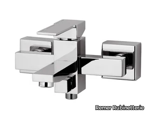 QUBIKA - Wall-mounted single handle bathtub mixer _ Remer Rubinetterie