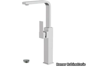 QUBIKA - Washbasin mixer with adjustable spout _ Remer Rubinetterie