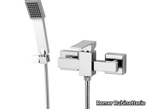 QUBIKA - Shower mixer with hand shower _ Remer Rubinetterie