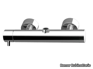 MINIMAL - Single handle chromed brass shower mixer with diverter _ Remer Rubinetterie