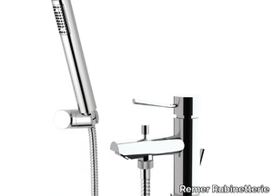 MINIMAL - Bathtub mixer with hand shower _ Remer Rubinetterie