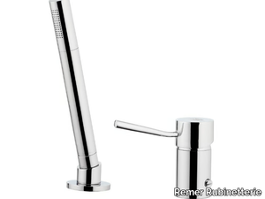 MINIMAL - Bathtub mixer with hand shower _ Remer Rubinetterie