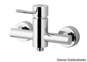 MINIMAL - Single handle chromed brass shower mixer _ Remer Rubinetterie