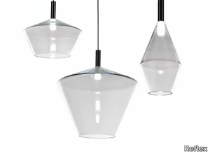 24 GRADI - LED blown glass pendant lamp _ Reflex