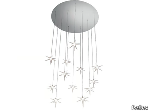STELLA - LED Borosilicate glass pendant lamp _ Reflex