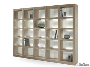 AVANTGARDE - Bookcase with built-in lights _ Reflex