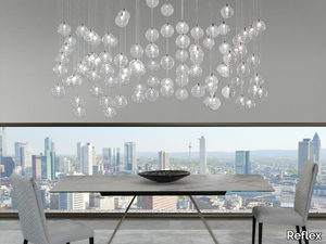 BULLES - LED Borosilicate glass pendant lamp _ Reflex