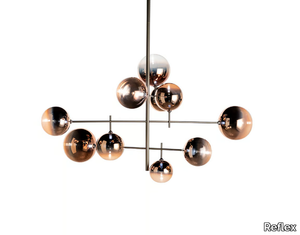 BULLES XL SHANGHAI - LED Borosilicate glass chandelier _ Reflex