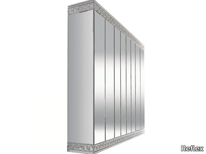 CASANOVA - Sectional mirrored wooden wardrobe _ Reflex