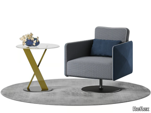 DIAMANTE - Fabric armchair with armrests _ Reflex