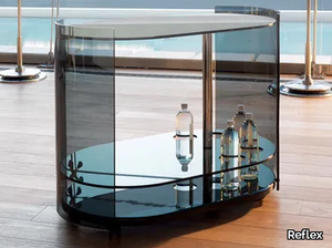 9000 TROLLEY - Glass drinks trolley _ Reflex