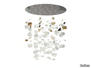 LEAF - LED etched glass pendant lamp _ Reflex