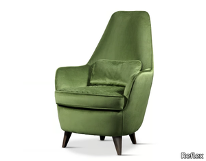 NUVOLA - Upholstered fabric armchair with armrests _ Reflex