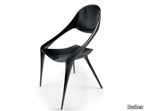 SHELL - Contemporary style other materials chair with armrests open back _ Reflex