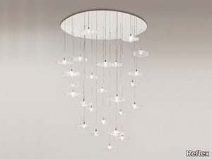 SIRIUS - LED Borosilicate glass pendant lamp _ Reflex