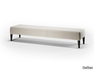 SOFT - Upholstered leather bench _ Reflex