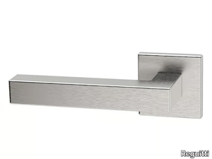 GENEVE - Stainless steel door handle on rose _ Reguitti