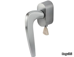 ELEGANCE - DK window handle with lock on rose _ Reguitti