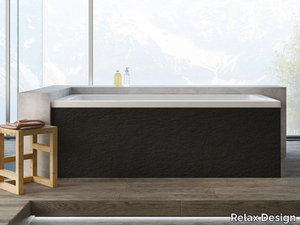 LA QUADRA SPECIAL - Hydromassage rectangular acrylic bathtub _ Relax Design