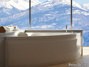 NIAGARA - Hydromassage corner acrylic bathtub _ Relax Design