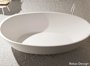 OVO TUB - Freestanding oval Luxolid® bathtub _ Relax Design