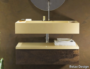 SLIM SOLID - Luxolid® washbasin countertop _ Relax Design