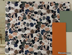 FLORESCENCE - Wallpaper with floral pattern _ Ressource