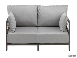 SAN DIEGO - Fabric garden sofa with removable cover _ Rever