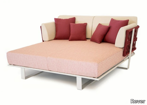 VIAREGGIO - Fabric and steel garden daybed _ Rever