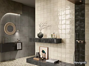 BLOCK GLOSSY - Glass ceramic 3D Wall Cladding _ Revigrés