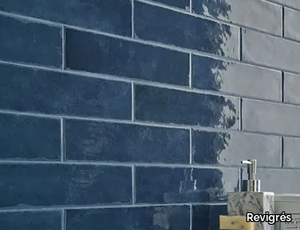 BRICK GLOSSY - Glass ceramic 3D Wall Cladding _ Revigrés