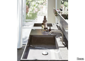 MONOVASCA - Countertop marble washbasin _ Rexa