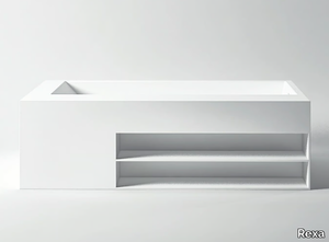 DAY - Rectangular Corian® bathtub _ Rexa