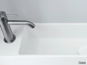 UNICO - Wall-mounted Corian® handrinse basin _ Rexa