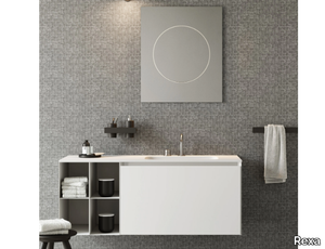 COMPACT LIVING - SET 10 - Wall-mounted vanity unit _ Rexa